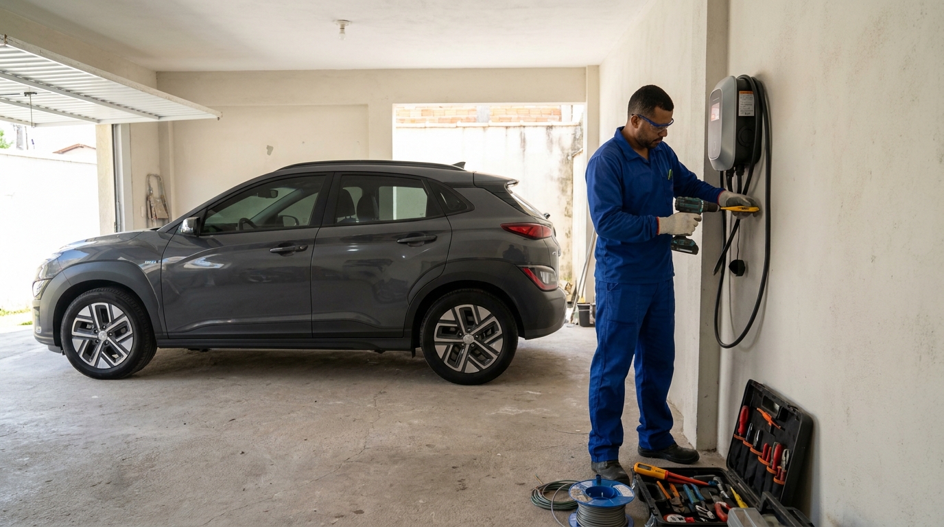 Instalação de Carregador de Carro Elétrico perto de mim em Taubaté‑SP