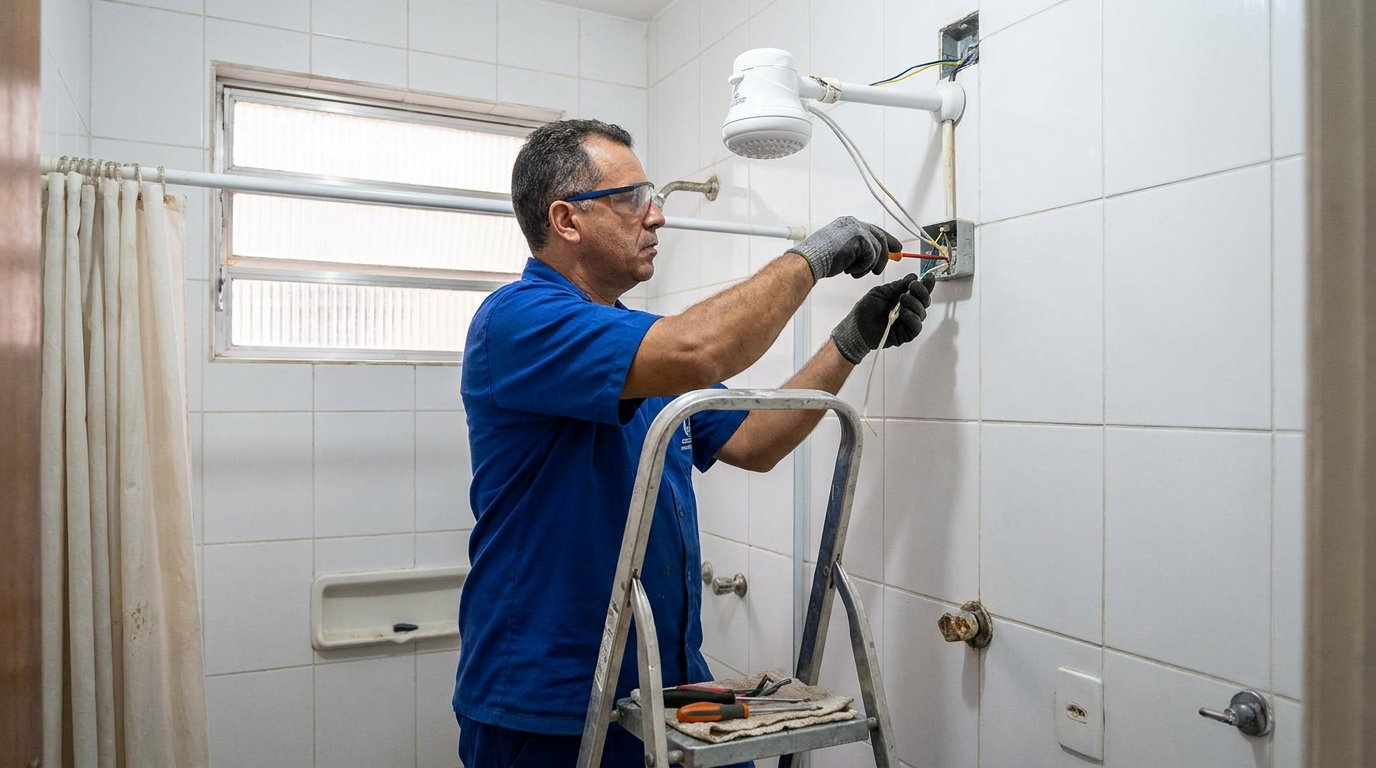 Instalação de Chuveiro Elétrico perto de mim em Taubaté‑SP