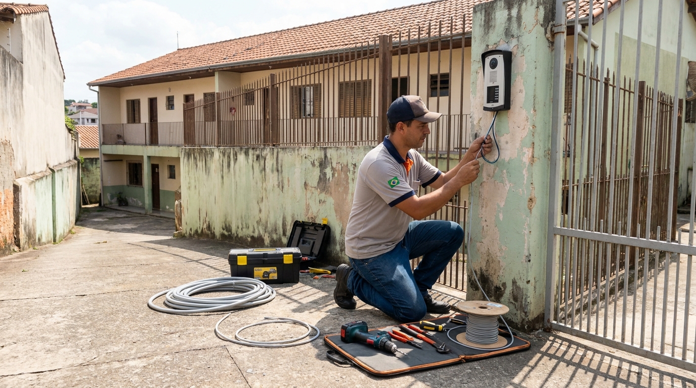 Instalacao de interfone residencial em Taubaté‑SP